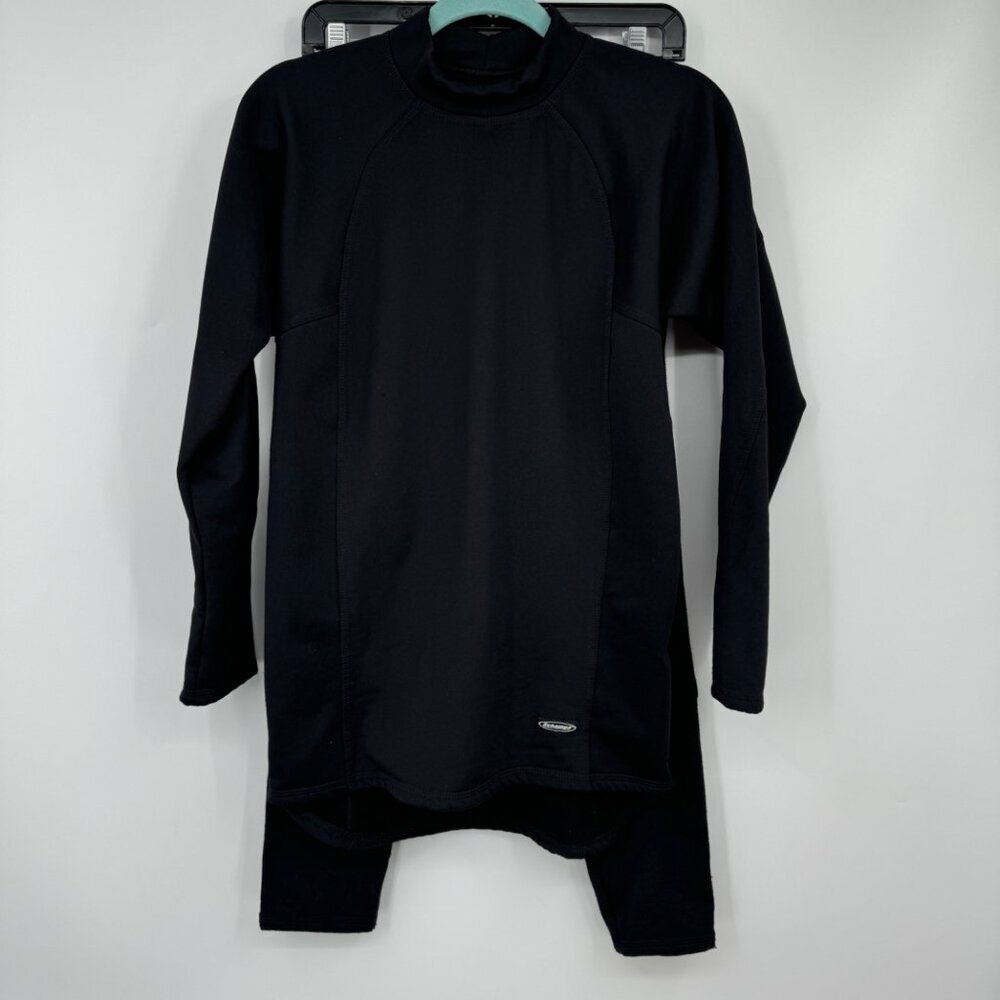 SCHAMPA Warmskin Skinny Gear Base Layer Thermal Set top pants bottoms Black